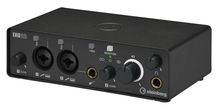 Steinberg IXO22 Recording Pack 2-In/2-Out USB Audio Interface With Mic, Stand And Pop Screen