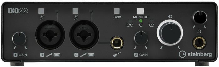 Steinberg IXO22 Recording Pack 2-In/2-Out USB Audio Interface With Mic, Stand And Pop Screen