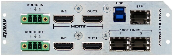 Evertz MMA10G-TRM4K-2U 1K Modular Gateway