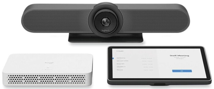 Logitech MeetUp + RoomMate + Tap IP Video Conferencing Kit For  Huddle And Small Rooms With 2-6 People