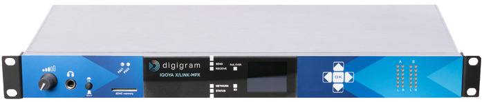 Digigram IQOYA-XLINK-MPX 1U Rack IP Codec For Transport Of FM/MPX
