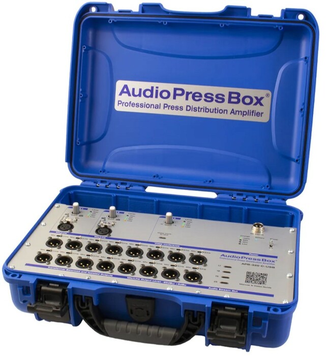 Audio Press Box APB-320-C-USB-ABX Active Portable Pressbox With USB-C