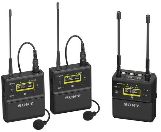 Sony UWP-D27/90 2-Person Camera Mount Omni Lavalier Microphone System