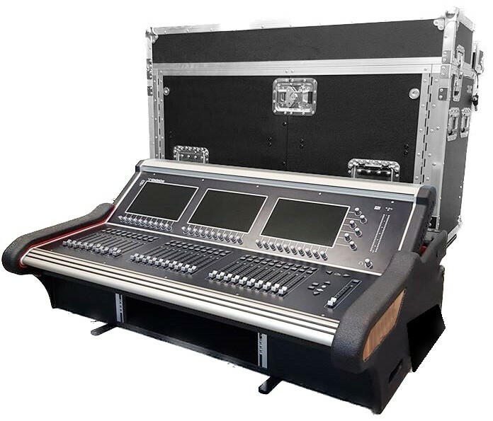 ProX XZF-DIG-S31 D Flip-Ready Detachable Easy Retracting Hydraulic Lift Case For Digico S31 Digital Mixing Console By ZCase