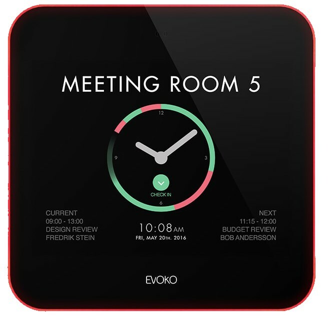 Biamp Evoko Liso Room Manager Self-hosted Room Booking Display With Mounting Kits For Standard And Glass Walls