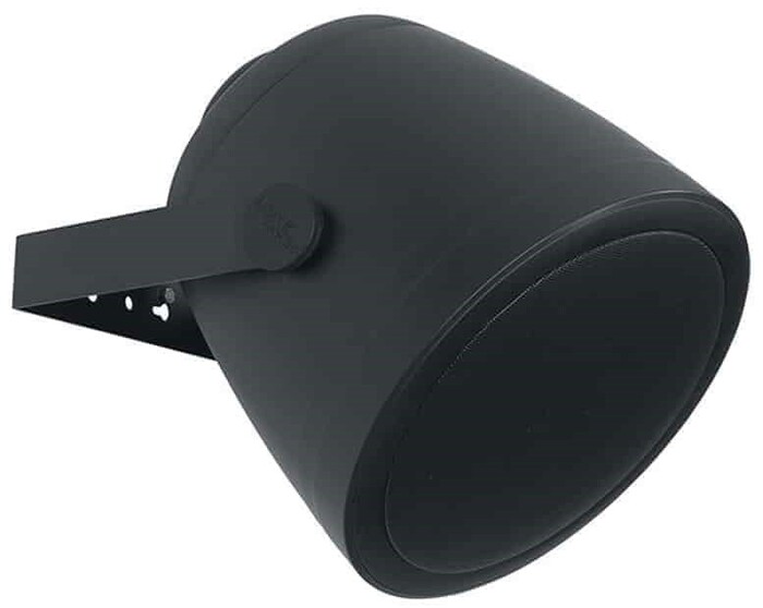 Lowell ESP-82TB 8" Diameter Pendant Coaxial Speaker System, Press-fit Grille, Backbox, Black
