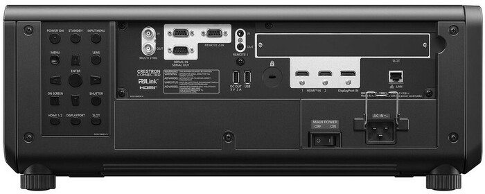 Panasonic PT-REQ12LBU 12000 Lumens 4k 3840x2400 Quad Pixel Drive Laser Projector, Black
