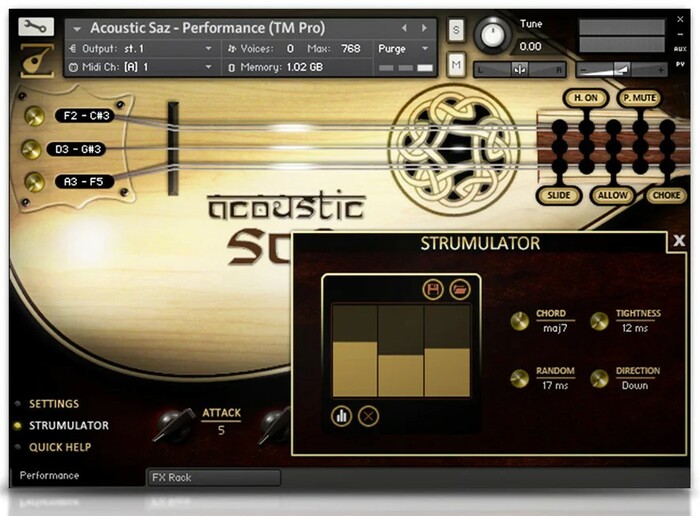 Soundiron Acoustic Saz Turkish 5-String Acoustic Saz [Virtual]