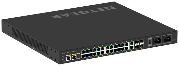 Netgear M4250-26G4F-PoE++ AV Line 24x1G Ultra90 PoE++ 802.3bt 1,440W 2x1G And 4xSFP Managed Switch
