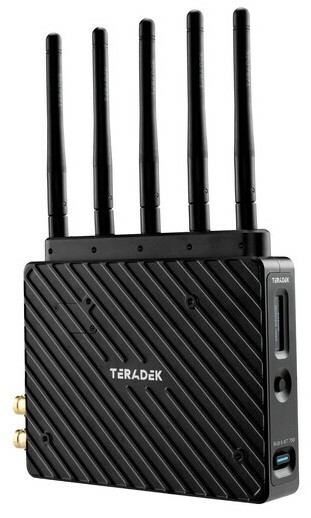 Teradek Bolt 6 XT 750 RX Gold-Mount 12G-SDI/HDMI Wireless Receiver With Gold Mount Battery Plate