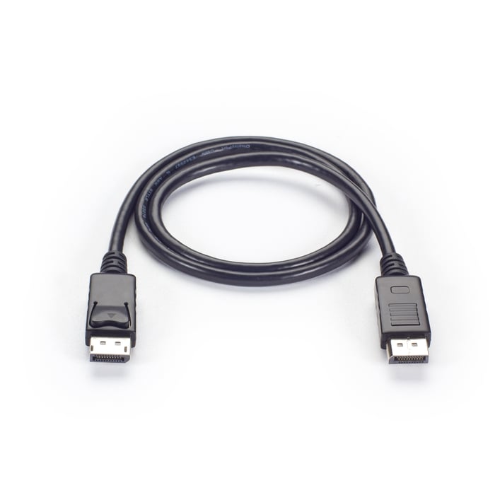 Black Box Network Svcs VCB-DP2-0010-MM-R2 DisplayPort 1.2 Cable With Latches, Male/Male, 4K 60Hz, 10'