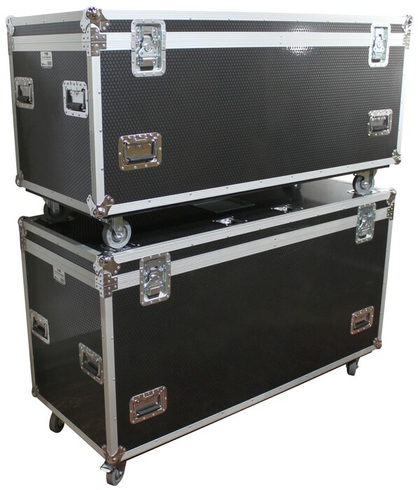 ProX XS-UTL246036W MK2 TruckPax Utility ATA Flight Case Truck Storage Road Case With Dividers Tray And 4" Casters