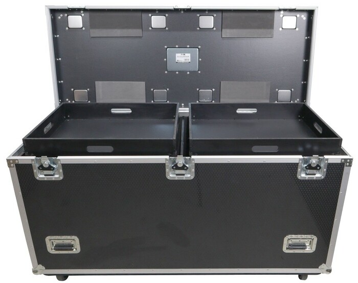 ProX XS-UTL246036W MK2 TruckPax Utility ATA Flight Case Truck Storage Road Case With Dividers Tray And 4" Casters