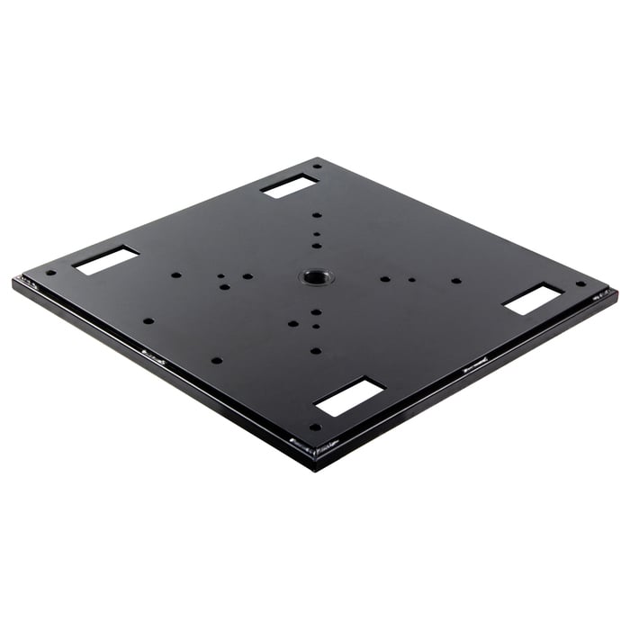 Show Solutions BP3030-STEEL-09mm-R1 30? X 30?, 9mm Thick Steel Plate On A 1? Raised Frame With 1 Welded 1.5? Schedule 40 Flange