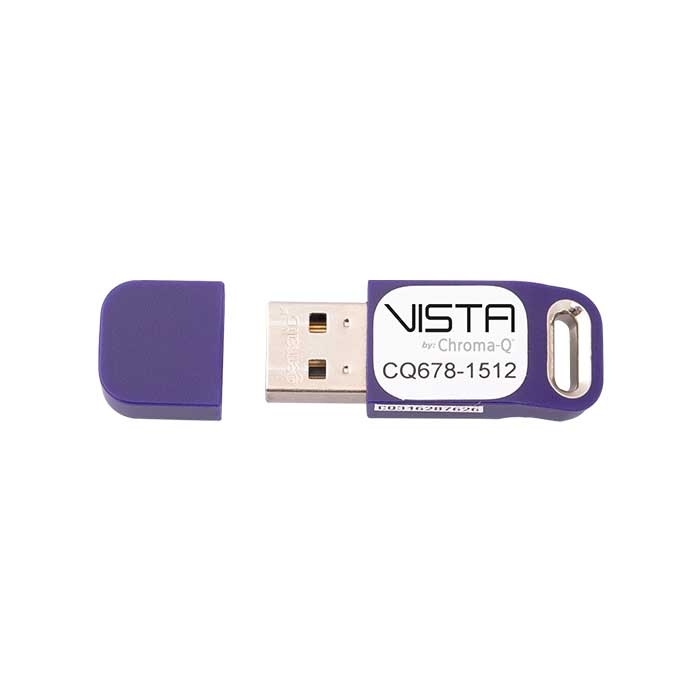 Chroma-Q Vista 8192-Channel Dongle USB Dongle To Add 8192 DMX Channels To Vista Controllers