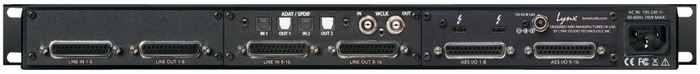 Lynx Studio Technology LYN-AN16D16A-TB3 16-Channel A/D/A Converter With Thunderbolt 3 Connection