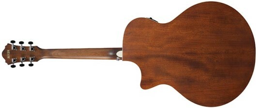 Ibanez - AE140 Weathered Black（保証期間内） Ibanez AE140 Acoustic Guitar - Weathered Black - Huber