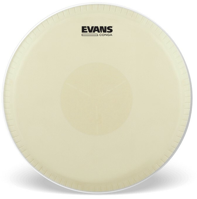 Evans EC1250E 12.50 Inch, Tri-Center Extended Collar Conga Drum Head