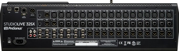 PreSonus STUDIOLIVE32SX-EAR-K 32-Channel Digital Mixer With Free EARMIX-16M