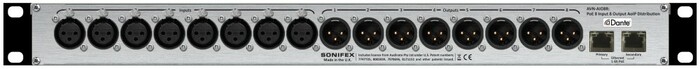 Sonifex AVN-AIO8R 8 Input/8 Output Dual Dante Interface, PoE