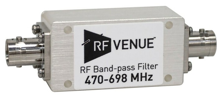 RF Venue BPF470T698 Band-Pass Filter, 470-698 MHz