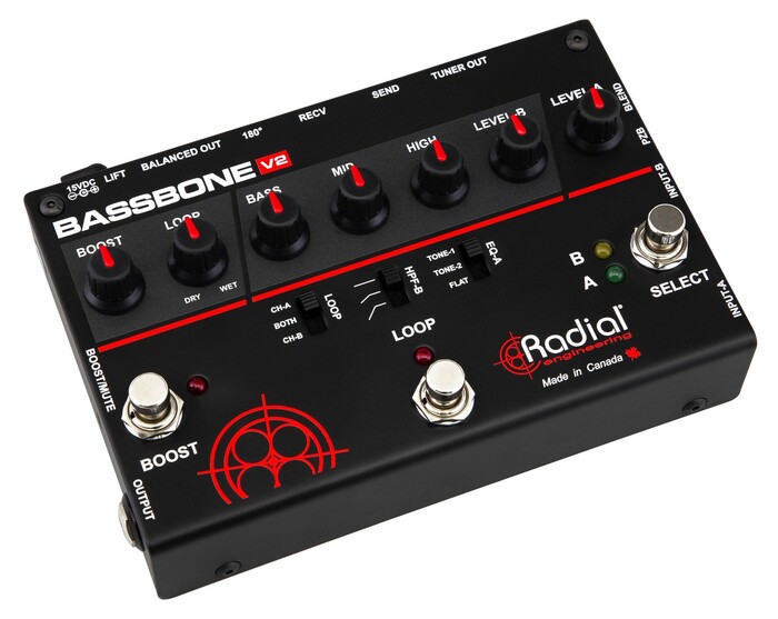 Radial Engineering Bassbone V2 2-Channel Bass Guitar Preamp And DI