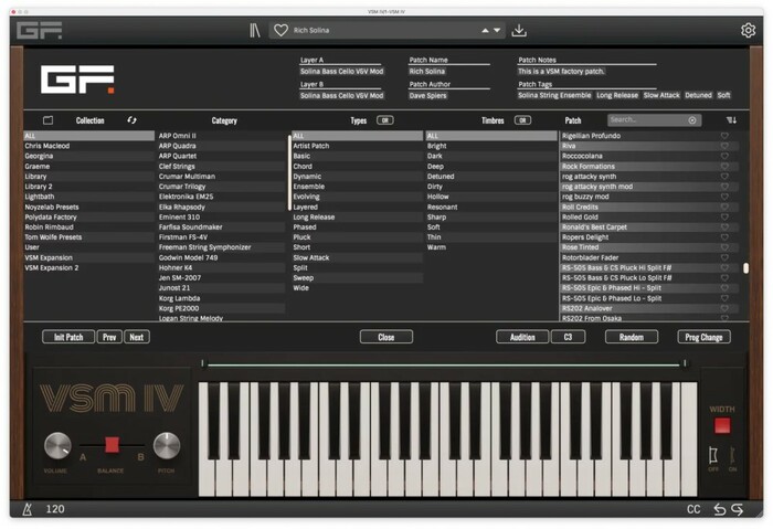 GForce Software VSM IV Sounds From 46 Classic And Rare String Machines [Virtual]