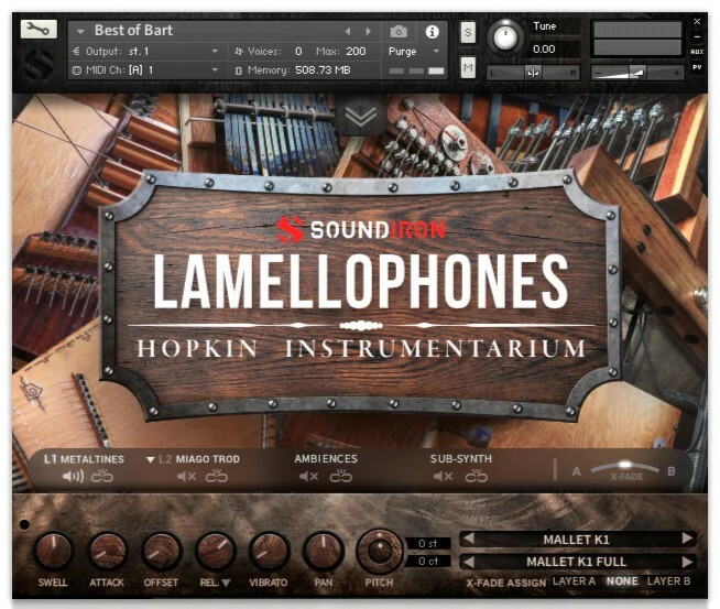 Soundiron Hopkin Instrumentarium: Lamellophones Experimental Percussion For Kontakt Player [Virtual]