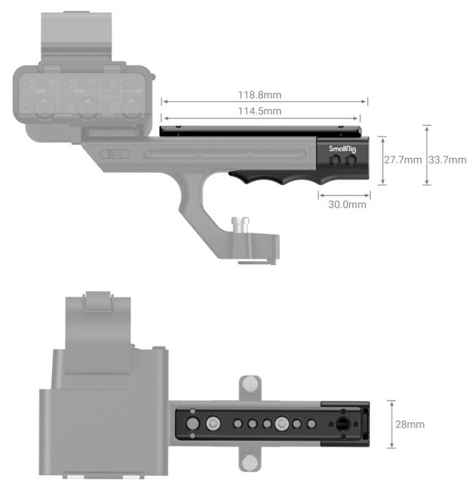 SmallRig MD3490 Sony FX3 XLR Handle Extension Rig