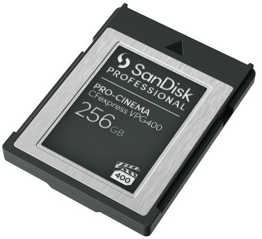 SanDisk SDPCVN4-256G-GNANN 256GB PRO-CINEMA CFexpress Type B Memory Card