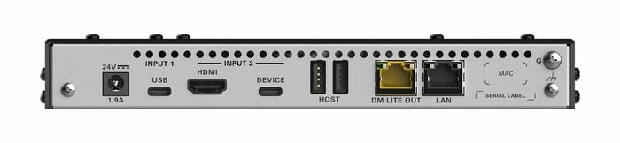 Crestron HD-TXU-4KZ-211 DM Lite 4K60 4:4:4 Transmitter And 2x1 Auto-Switcher, Signal Extension Over CATx Cable