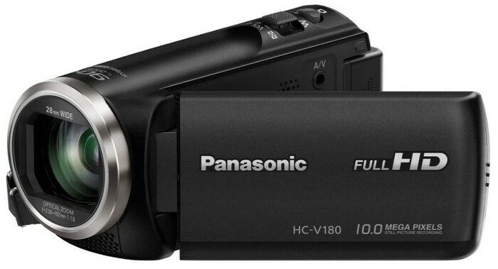 Panasonic HC-V180K Handycam With Angelbird SDXC 64GB Memory Card