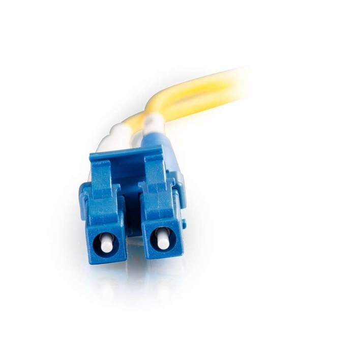 Cables To Go ORT-29191 1m LC-LC 9/125 Duplex Single Mode OS2 Fiber Cable, Yellow