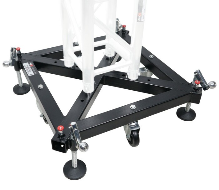 ProX XT-GSB MK3 Universal Vertical Tower Truss Ground Support Base, Wheels And Leveling Jacks