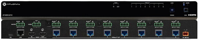 Atlona Technologies AT-HDR-CAT-8 8-Output 4K HDR HDBaseT Distribution Amplifier