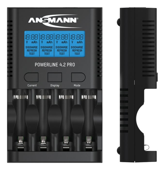 Ansmann Powerline 4.2 Pro Multifunction Charger For 1-4 AA And AAA NiMH Batteries
