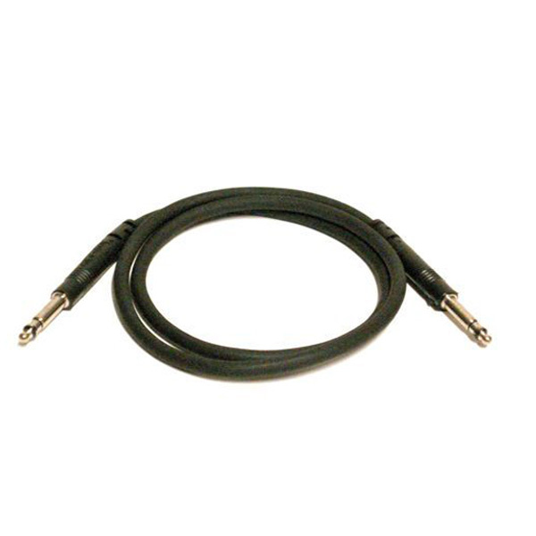 ADC BK2B 2 Ft 3 Conductor Bantam Patch Cord In Black