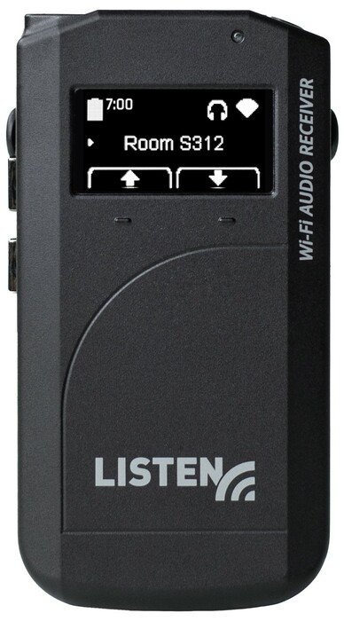 Listen Technologies LWR-1050-A0-P1 ListenWIFI Wi-Fi Audio Receiver (Package 1)