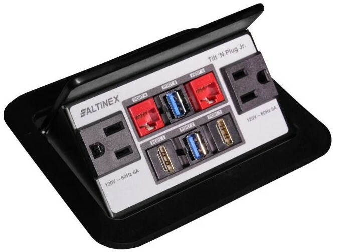 Altinex TNP327C Tilt 'N Plug Tabletop Interconnect Box