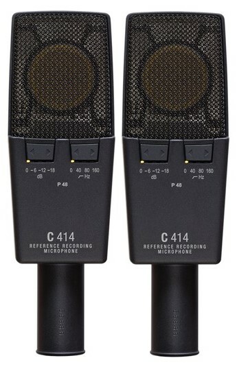 AKG C414 XLS Matchd Pair Multi-Pattern Condenser Microphones