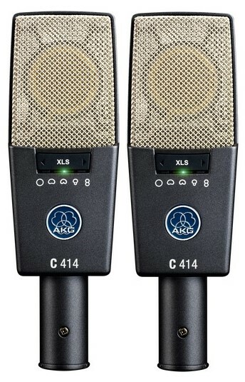 AKG C414 XLS Matchd Pair Multi-Pattern Condenser Microphones