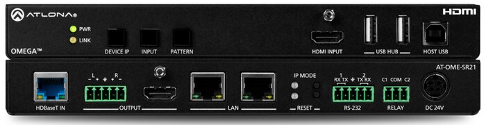 Atlona Technologies AT-OME-SR21 Omega Soft Video Conferencing HDBaseT Receiver With Scaler