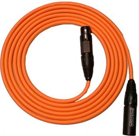 Whirlwind MKQ25 COLORED 25' Quad Core XLRM-XLRF Microphone Cable