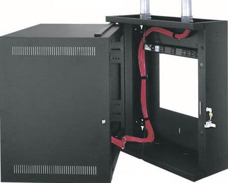 Middle Atlantic EWR-10-22SD 10SP Wall Mount Rack With Solid Door At 22" Depth