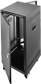 Middle Atlantic PTRK-14 14SP Portable Rack With Doors And Casters