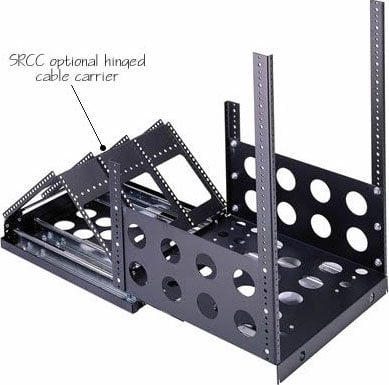 Middle Atlantic SRCC Pair Of Hinged Cable Carriers For Use With SRS Series Sliding Rail System