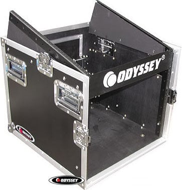 Odyssey FZ1008 Pro Rack Case, 10 Unit Top Rack, 8 Unit Bottom Rack