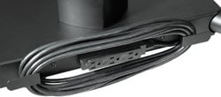 Peerless ACC320 Electrical Outlet Strip (with Cord Wrap) For SR Flat Panel Cart Series