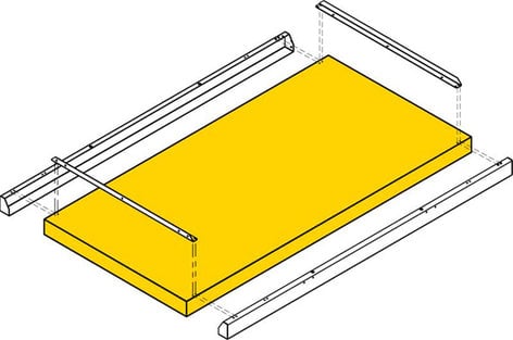 Primacoustic Stratus Broadband Ceiling Cloud Overhead Panel (24" X 48" X 2", With Frame)