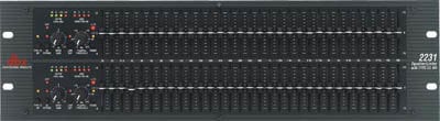 DBX 2231 2-Channel 31-Band Graphic Equalizer